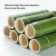 thumbnail image 6 of ShadeMart Nature Bamboo Clothing Rack with Wheels, Rolling Garment Rack for Hanging Clothes, 24" L x 13.8" W x 61" H, 6 of 6