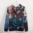 thumbnail image 5 of Demon Slayer Zip Up Hoodies Unisex Realistic 3D Print Sweatshirt Long Sleeve Hooded Jacket Coat 4XL, 5 of 8