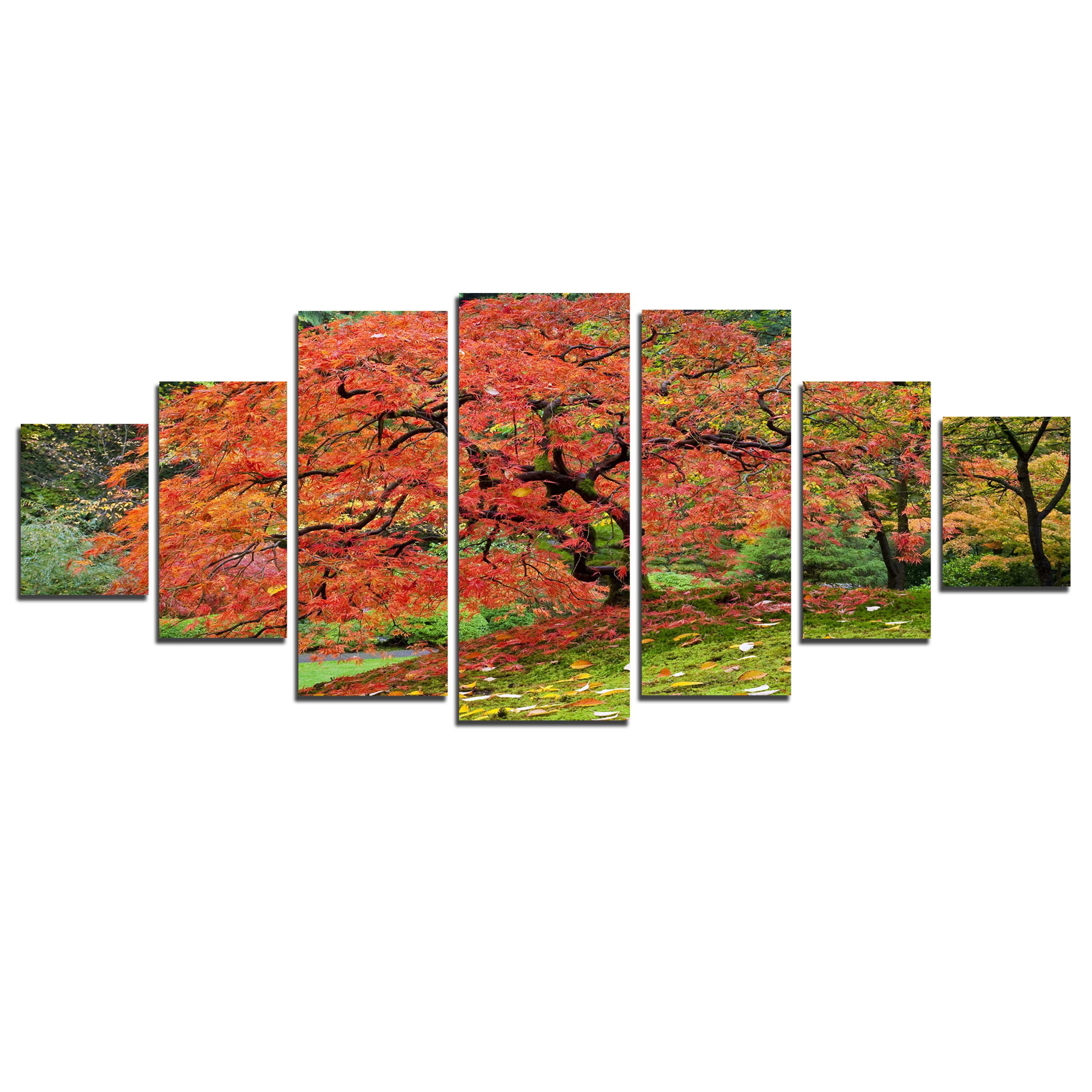 Startonight Huge Canvas Wall Art Japanese Maple Tree Fall, USA Large