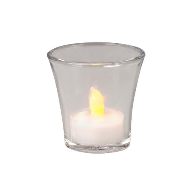 NEW Biedermann Clear Glass Pillar Candle Holder Set of 12 FREE SHIPPING 