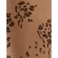 thumbnail image 4 of CALZITALY Sheer Tights, Nude Pantyhose, Floral Print, Animal Print | 20 DEN | Black, Skin | S, M, L, XL | Made in Italy (L-XL, Skin - Animal Print), 4 of 5