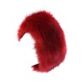 thumbnail image 2 of Sonducket Manténgase abrigado y elegante con la diadema de piel sintética para mujer, ropa cómoda, diadema de piel sintética transpirable Accesorio para el cabello Vino rojo, 2 of 6