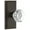 Timeless Bronze, variant on Grandeur Chambord Crystal Door Knob with Carre Plate