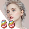 thumbnail image 2 of TechWave Boucles d'Oreilles Œuf de Pâques Lapin Ressuscité Boucles d'Oreilles en Acier Inoxydable Clips d'Oreilles en Résine Ensemble de Boucles d'Oreilles Pendantes pour Femmes Boucles d'Oreilles en Vrac pour Femmes Boucles d'Oreilles à Clip Cœur Pack, 2 of 9
