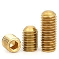 thumbnail image 2 of (10pcs) Copper Hexagon Socket Set Screws, M10x10mm, 2 of 5