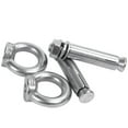 thumbnail image 2 of 4Pcs M8X60mm Wall Concrete Brick Expansion Screws Closed Hook Anchor Bolts,4 x Expansion Hook Bolt,Silver, 2 of 8