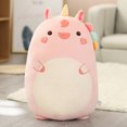 thumbnail image 1 of Squishmallow Almohada Muñeca Kawaii Animal Gordo Dinosaurio Almohada Felpa-Unicornio-80cm oso de fresa Electrónica, 1 of 5