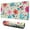 Pioneer Flower Floral-3, variant on Long Mouse Pads for Desk,Pioneer Flower Floral Print Pattern Desk Mats on Top Of Desks, Desk Mouse Pad Extra Large with 3mm Non-Slip Base and Stitched Edge for Gaming,Office,Work,Home 31.5"x11.8"