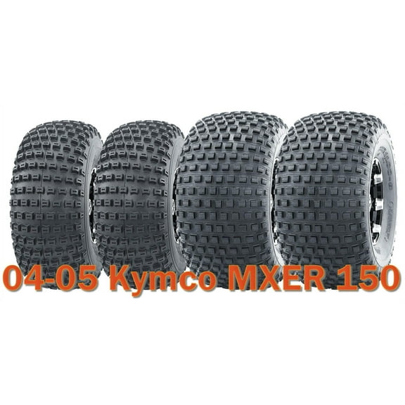 04-05 Kymco MXER 150 Full Set ATV Tires 20x7-8 & 22x11-8 4PR