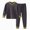 Z002-Black, variant on WXFAZCVU Pajamas for Girls Warm Fleece Lined Underwear Set Long Sleeve Shirt and Pants Outfits Size 14-15Years