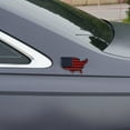 thumbnail image 4 of USA Car Decal Patriotic Sticker, Metal Flag Map Design, Black , Exterior Auto Accessory for Cars/Trucks/SUVs, 4 of 4