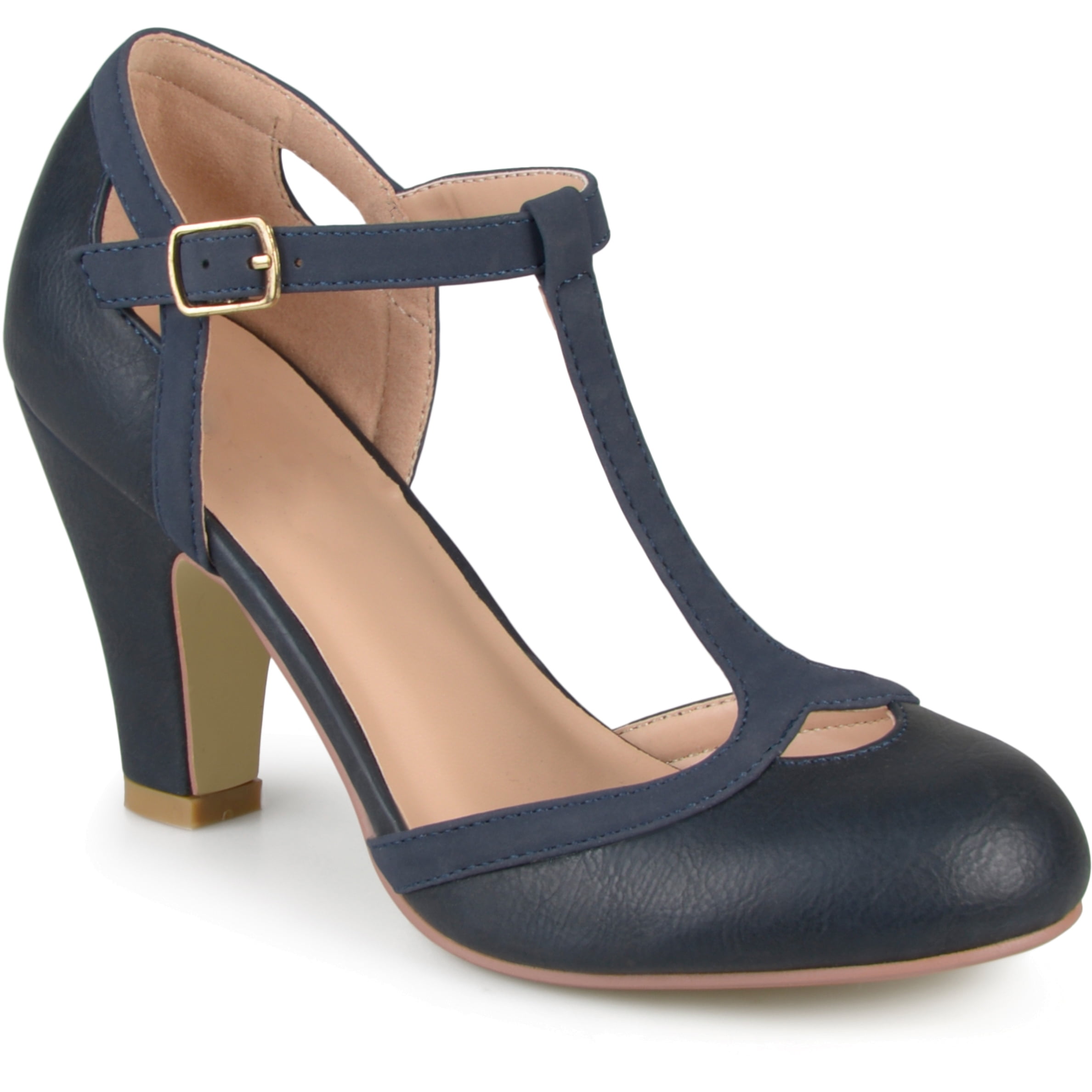 round toe pumps wide width