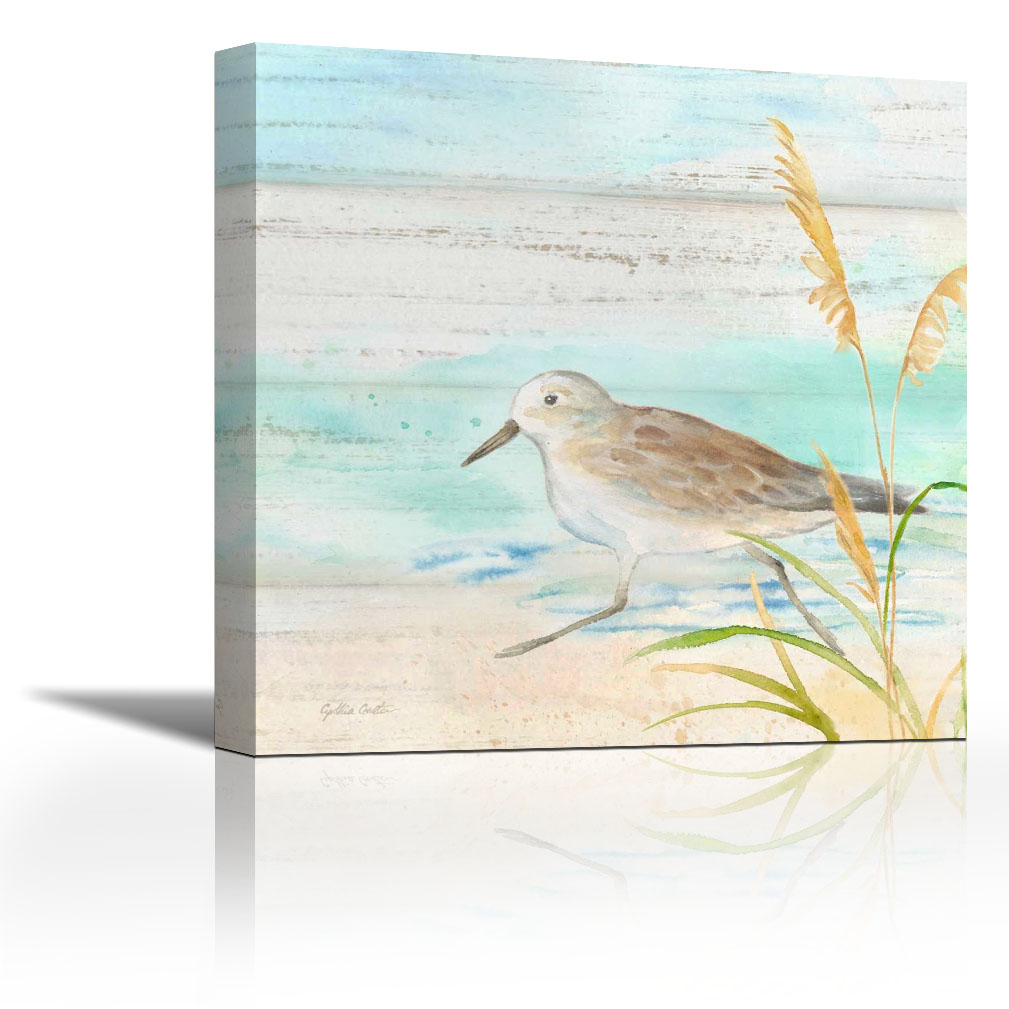 Sandpiper Beach IV Contemporary Fine Art Giclee on Canvas Gallery