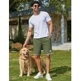 thumbnail image 2 of COOFANDY Mens Shorts Casual Summer Beach Sweat Shorts Classic Fit Stylish Cotton Dress Shorts with Pockets, 2 of 6