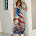 thumbnail image 2 of 4th of July Pattern Design Sleeveless Dress Summer Clothes for Women Women's Clothing 2025, 2 of 7