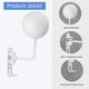thumbnail image 5 of Soporte para casco de motocicleta, gancho de pared, herramienta para colgar ropa (1 pieza blanca) Likrtyny Para estrenar, 5 of 8