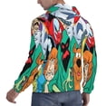 thumbnail image 4 of Lsque Scooby-Doo Pattern Casual Men's Hoodie,Hooded Sweatshirt with Kangaroo Pocket,Pullover Hoodie-Large, 4 of 8