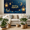 thumbnail image 5 of Ramadan Mubarak Lanterns Moon Stars Banner Celebration Decor Background Party Supplies Backdrop Ramadan Kareem Event Decorations Festive Props, 5 of 8