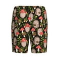 thumbnail image 2 of Haiem Edgehog and Mushrooms Men's Pajama Short with Soft Woven Cotton Elastic Waistband Sleep Short-Large, 2 of 9