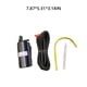 thumbnail image 3 of Soidarity Dispositivo de succión de pesca montado en el suelo, absorbente de agua portátil, bomba automática de a mano, accesorios para Pescar Soidarity OD028901-00B, 3 of 6