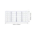 thumbnail image 3 of SHISUYAN 1Pcs Form For Chocolate Transparent 10.81X5.31X0.86in For Family Use, 3 of 8