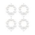 thumbnail image 1 of Sublimation Wind Spinner Chime Blanks, 4 Pack 10 Inch 3d Double Sided Wind Spinners For Indoor Outd, 1 of 4