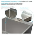 thumbnail image 4 of Transolid TC2D-2222-BB All-in-One 22 in. x 22 in. x 35 in. Metal Undermount Laundry/Utility Sink and Cabinet in Matte Black, 4 of 7