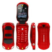 Flip Push Button Mobile Phone Children Mini Cute Car Shape Mobile Phone Dual SIM Camera Alarm Low Radiation