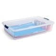thumbnail image 2 of Contenedor Rubbermaid Cleverstore, 42 cuartos de galón x 4, transparente, 2 of 9
