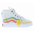 thumbnail image 2 of Vans Sk8 Hi Zip Rainbow  Infant/Toddler Shoes Size 7, Color: Rad Rainbow True White/Multi Colored, 2 of 5