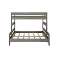 thumbnail image 4 of Max & Lily Bunk Bed Twin over Full Size, Modern Farmhouse Solid Wood Bunk Beds for Kids, 4 of 9