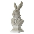 thumbnail image 2 of Rabbit Bust Table Decor - Gray Finish, 2 of 3