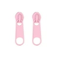 thumbnail image 3 of Plastic Zipper Pull Slider Head Oval Zippers light yellow 2pcs, 3 of 5