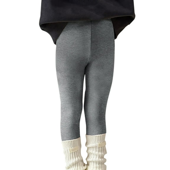 YunPes Toddler Girls' Solid Color Leggings Soft Cotton Blend Stretchable Pants with Comfort Fit New Baby Clothes Girl