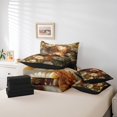 thumbnail image 5 of Feelyou Highland Cattle Twin Bedding Sets 7-Piece, Groovy Floral Bedding Comforter Set, Kawaii Farmhouse Animal Sheet Sets, Microfiber Bedroom Decor, 5 of 7