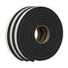 Duck Brand Self Adhesive Foam Weatherstrip Seal for Extra Large Gaps, 3/4-Inch x 1/2-Inch x 10-Feet, 3 Rolls, 284424