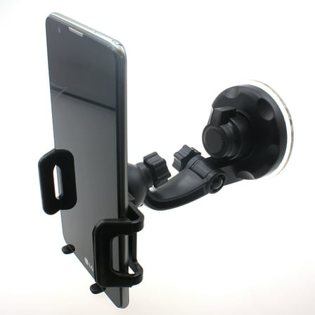 Car Mount for Nokia C200/C100 Phone - Windshield Holder Glass Cradle Rotating Dock P5P for Nokia C200/C100 Models