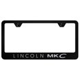 thumbnail image 1 of Lincoln MKC Laser Etched Logo Stainless Steel License Plate Frame (Black), 1 of 3