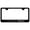 Black, variant on Lincoln MKC Laser Etched Logo Stainless Steel License Plate Frame (Chrome)