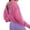 Pink, variant on ZDNIXIAN Womens Summer Tops ,Back Cross Cutout Long Sleeve Workout Shirt, Lightweight Breathable Sports Pullover