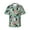 Boston Terrier Dogs Flower Floral, variant on Basset Hound Dogs Flower Floral Men'S 3d Print Casual Button Down Shirts, Novelty Hawaiian Short Sleeves M