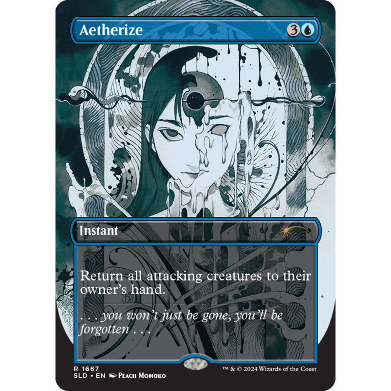 Magic the Gathering Secret Lair Featuring: Peach Momoko Non-Foil