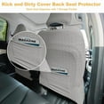 thumbnail image 5 of (Pack of 2) All-inclusive Car Front Seat Covers, Universal Auto Front Seats Protector Fits for Car, SUV, Truck, Light Grey, 5 of 7