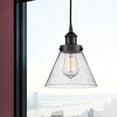 thumbnail image 2 of 616-1PH-BK-G44 Innovations Lighting Cone - 1 Light Mini Pendant In Industrial Style-9.75 Inches Tall and 7.75 Inches Wide-Matte Black Finish-Seedy, 2 of 2