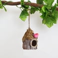 thumbnail image 1 of Simulated Bark Grass Bird House Garden Accessories Home Nature Decorations, 1 of 6