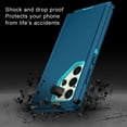 thumbnail image 4 of Petocase for Samsung Galaxy S25 Ultra Case,3-Layer Super Military Grade Rugged Heavy Shockproof Dropproof 3-Layer Cover Phone Case for Galaxy S25 Ultra,Turquoise, 4 of 7