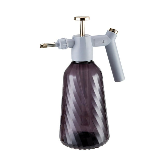 Pulverizador de mano, regadera, bomba manual, pulverizador de agua a presión para regar el hogar. Violeta
