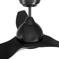 thumbnail image 2 of 52" 3 Blades Black Ceiling Fan with Remote and LED 10 Speeds Reverse Airflow, 2 of 7