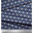 thumbnail image 3 of Soimoi Silk Fabric Dot & Ogee Damask Print Sewing Fabric Yard 42 Inch Wide, 3 of 3