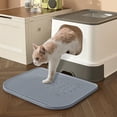 NGHnuifg Cat Litter Mat Double Layer Cat Litter Mat EVA Non Proof Cat